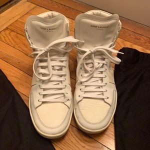 Saint Laurent Men’s High Top Sneakers 43 / 9.5